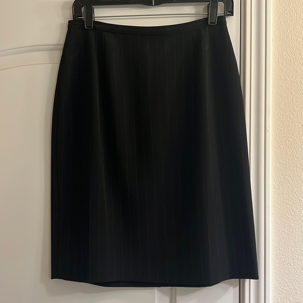 Ann Taylor dress skirt pinstripe